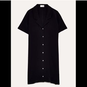 Wilfred Black Button Up Dress